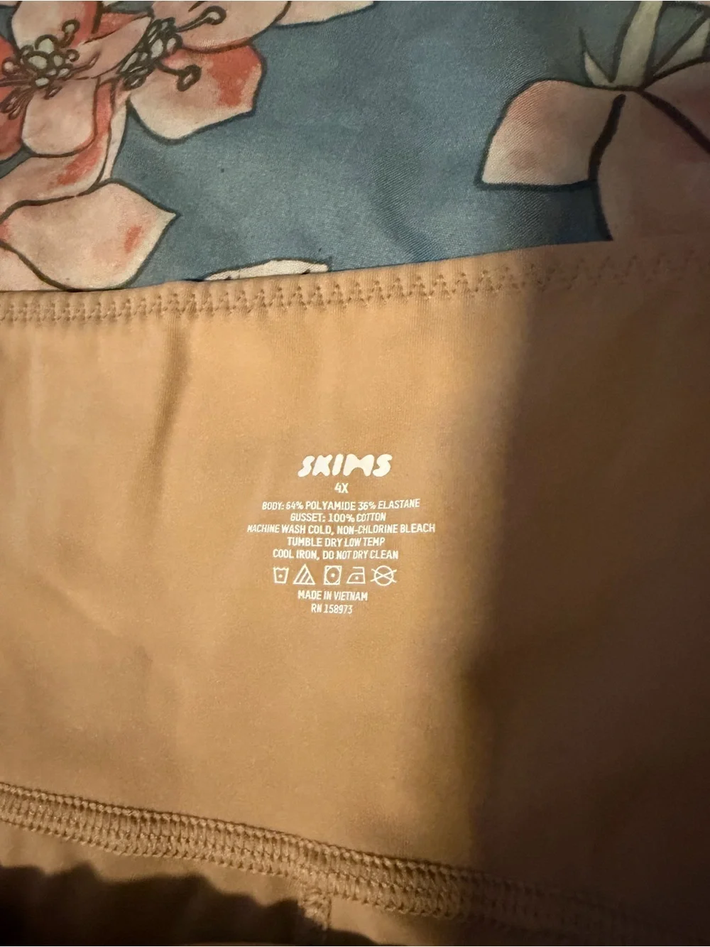 SKIMS High-Rise Biker Shorts in Light Nude